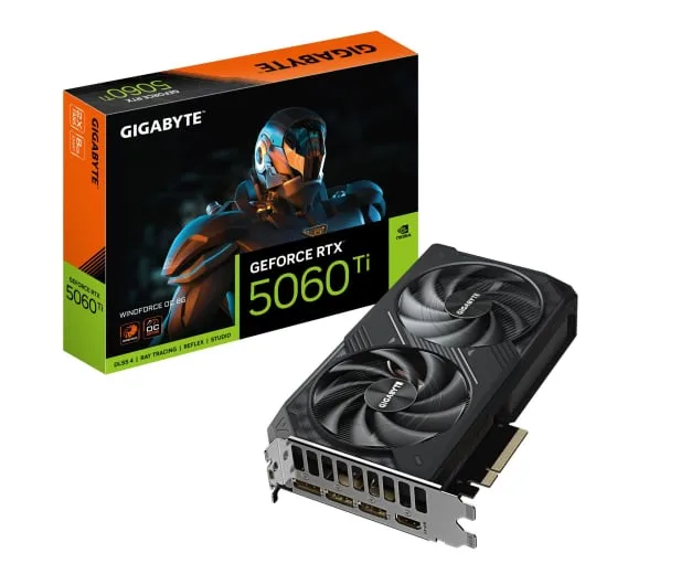 Gigabyte GeForce RTX 5060 Ti Windforce OC 8GB GDDR7 DLSS4 (GV-N506TWF2OC-8GD)
