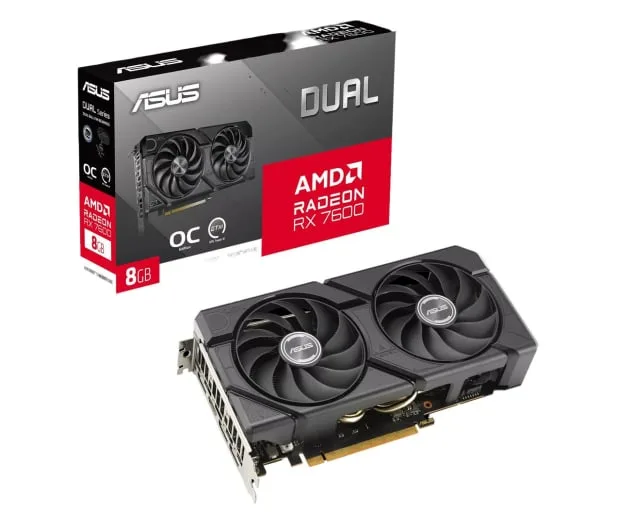 ASUS Radeon RX 7600 DUAL 8GB EVO OC