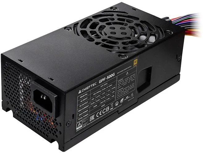 Chieftec Moduł zasilaczy Smart 500 W 24-pin ATX TFX czarny (GPF-500G)