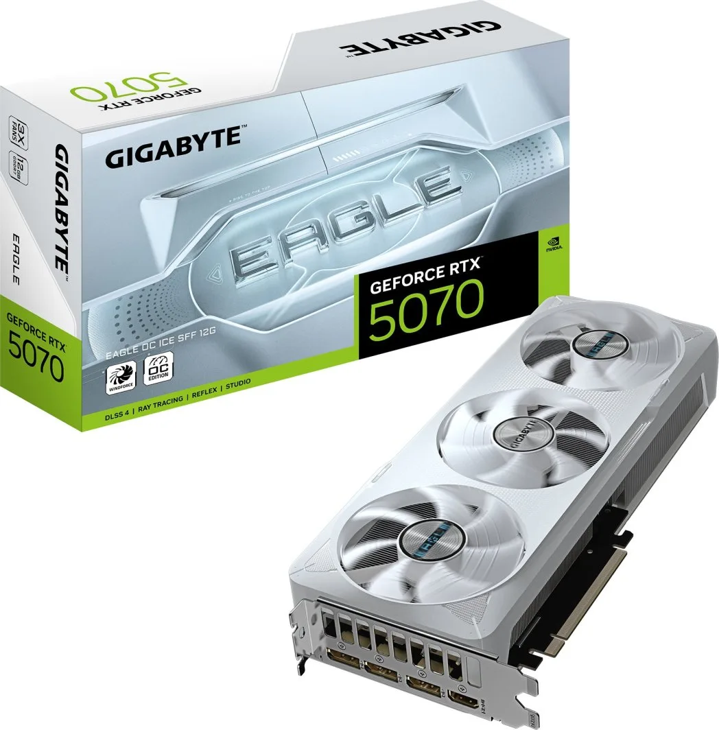 Gigabyte GeForce RTX 5070 EAGLE OC ICE SFF 12GB DLSS 4