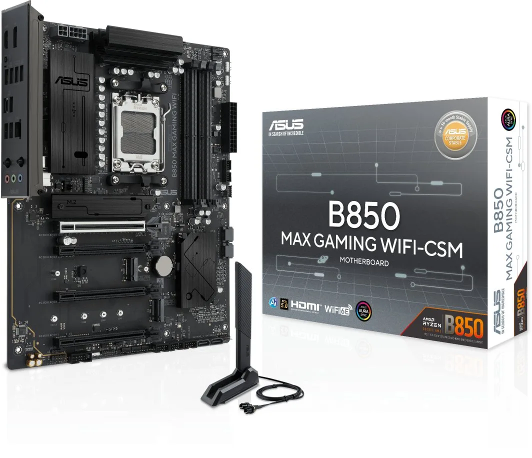 Asus ASUS B850 MAX GAMING WIFI (AMD,AM5,DDR5,ATX)