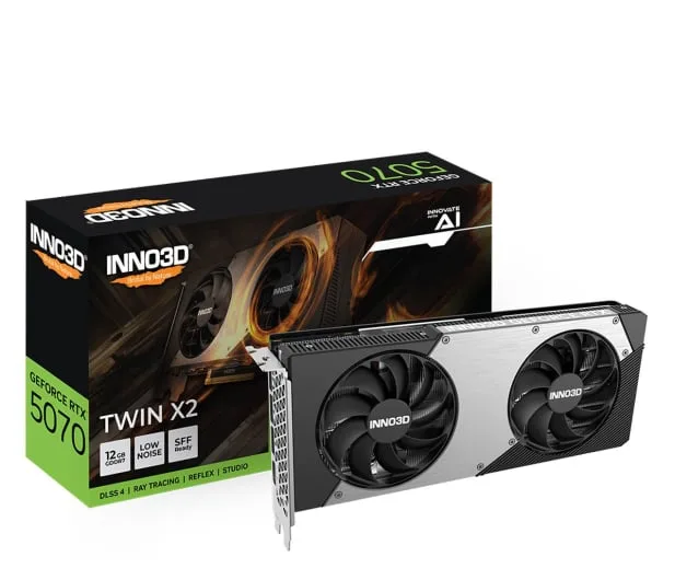 Inno3D INNO3D GeForce RTX 5070 Twin X2, 12288 MB