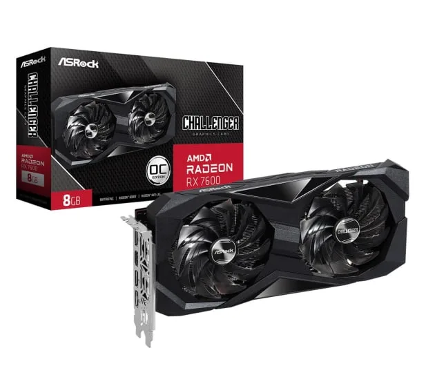 ASRock Radeon RX 7600 Challenger OC 8GB