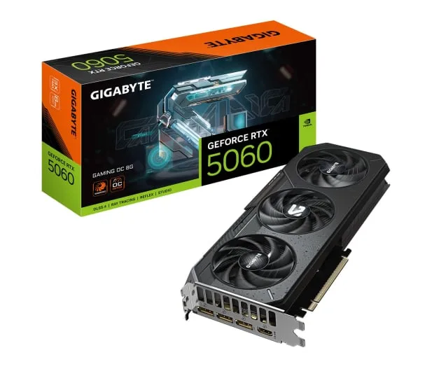 Gigabyte GeForce RTX 5060 Gaming OC 8GB GDDR7 DLSS4