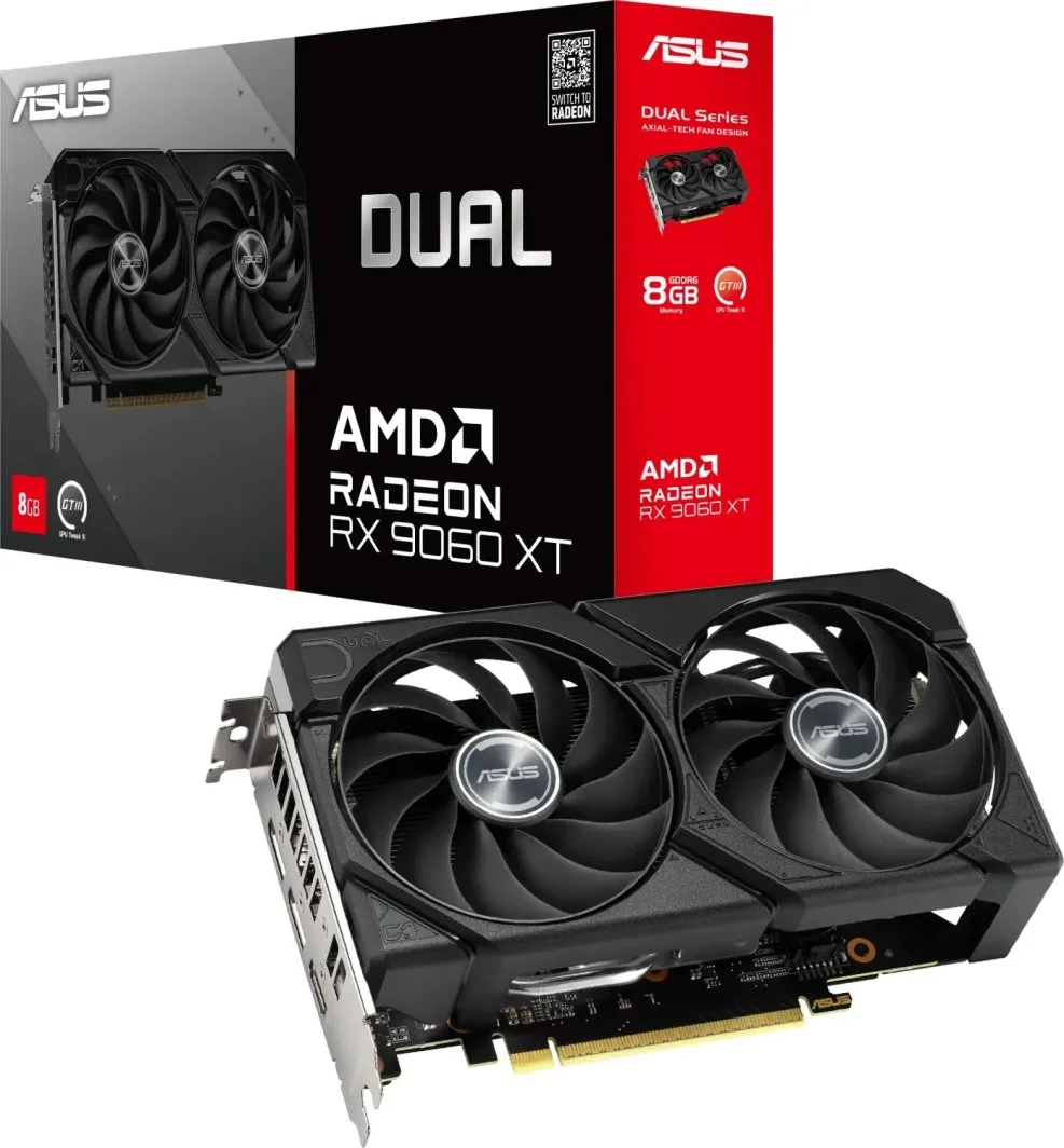 ASUS Radeon RX 9060 XT Dual 8GB