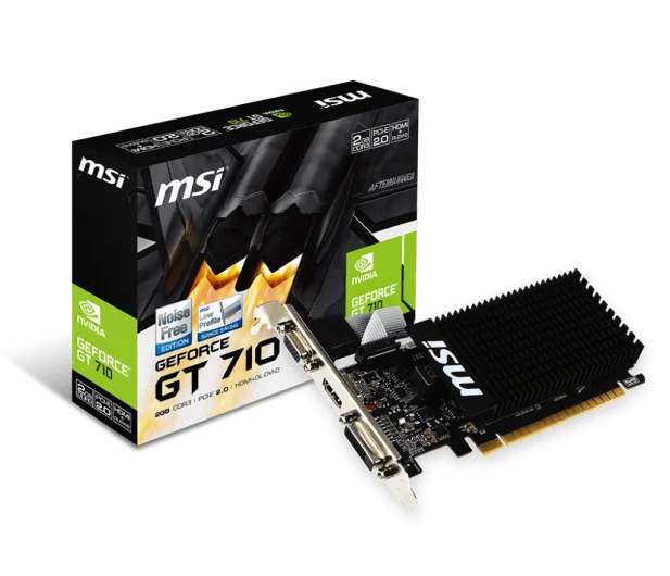 MSI GeForce GT 710 Low Profile 2GB DDR3